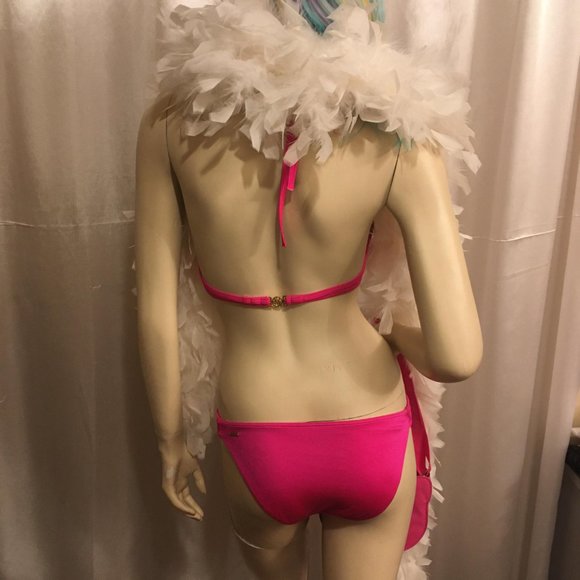 ADORABLE hot pink bikini and jewlery set with hello kitty and crystal details! - Picture 11 of 13
